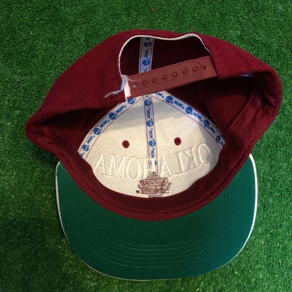 Vintage Oklahoma Sooners SnapBack hat OU - Picture 2 of 3